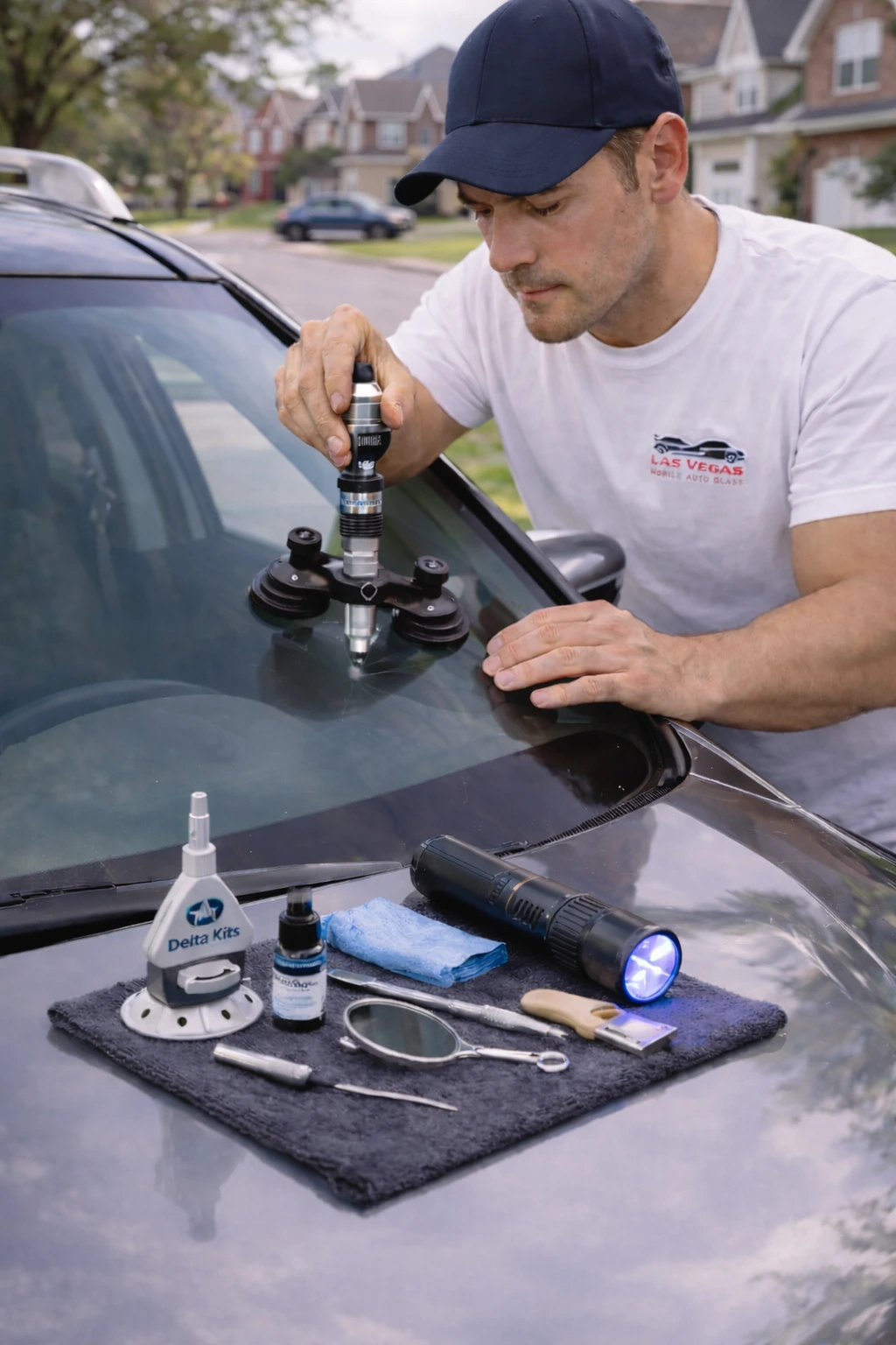 Windshield crack repair Las Vegas